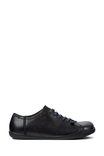 Peu Cami Black Leather Casual Men's Shoes