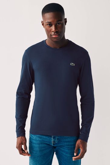 Lacoste Navy Long Sleeve T Shirt