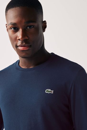 Buy Lacoste Navy Long Sleeve T Shirt from Next Bahrain