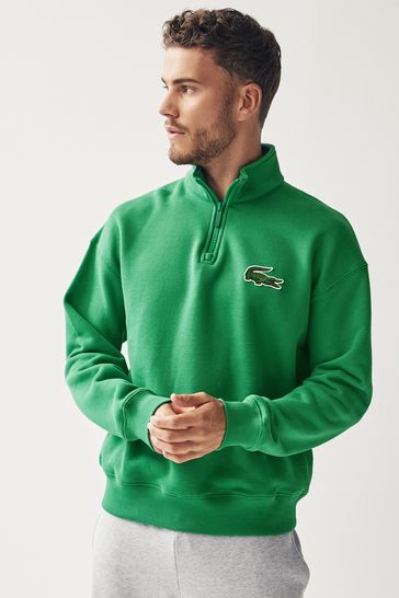 Green lacoste sweatshirt new arrivals