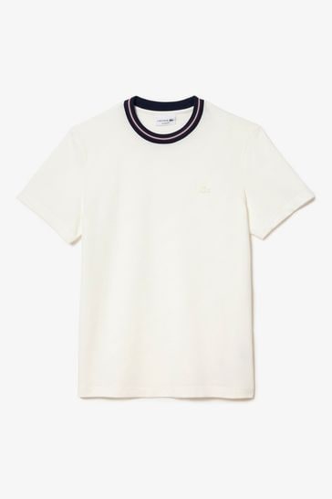 Lacoste ringer t shirt on sale