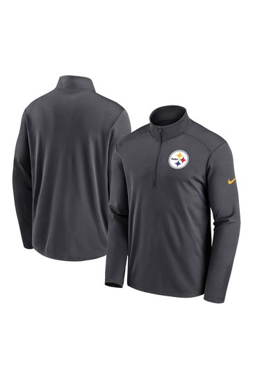 Half black half store white steelers jersey