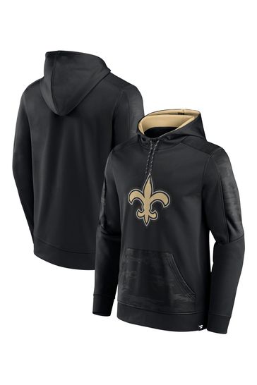 Buy Fanatics New Orleans Saints Black Iconic Defender Hoodie from