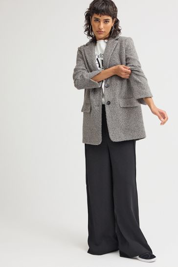 Buy Grey Charcoal Smart Blazer Coatigan from Next Estonia