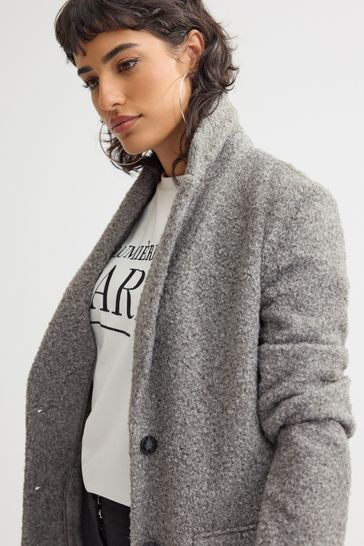 Buy Grey Charcoal Smart Blazer Coatigan from Next Luxembourg
