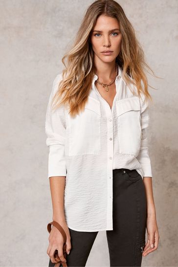 Mint velvet shop white shirt