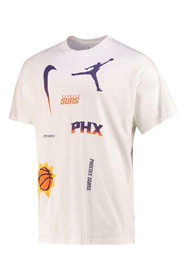 Buy Nike White Fanatics Phoenix Suns Jordan Courtside Max 90 T