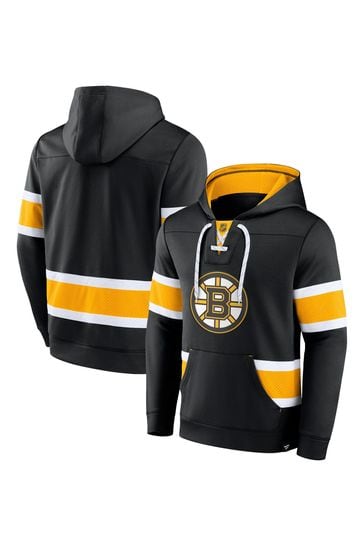 Buy Fanatics Boston Bruins Branded Iconic NHL Exclusive Black Pullover Hoodie from the Laura Ashley online shop