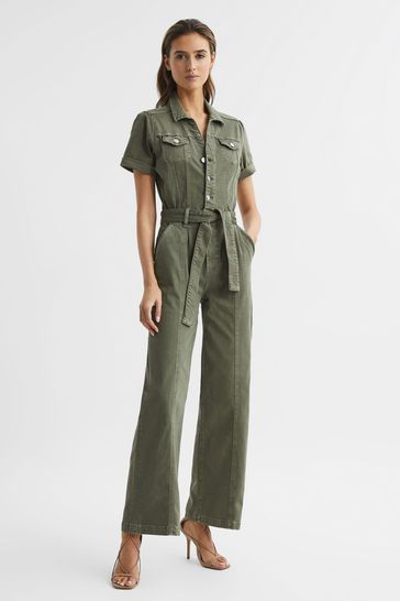 Frame belted jumpsuit hot sale