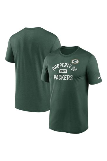 Buy Nike Green NFL Fanatics Green Bay Packers Property of T Shirt