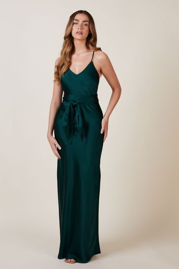 Rewritten Brooklyn Bridesmaid Dress With Waist Tie