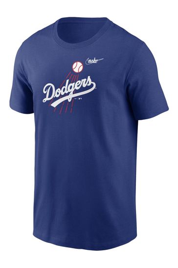Buy Nike Blue Fanatics Los Angeles Dodgers Nike Cooperstown Logo T