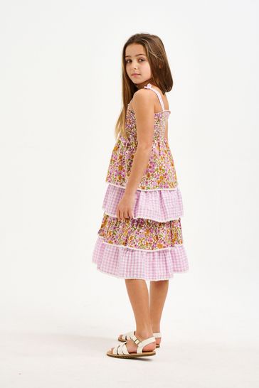 Buy Nicole Miller Ditsy Orange Floral Dress from Next Poland