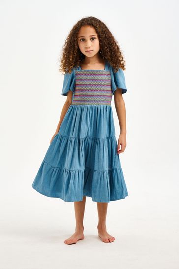 Denim maxi dress asda deals