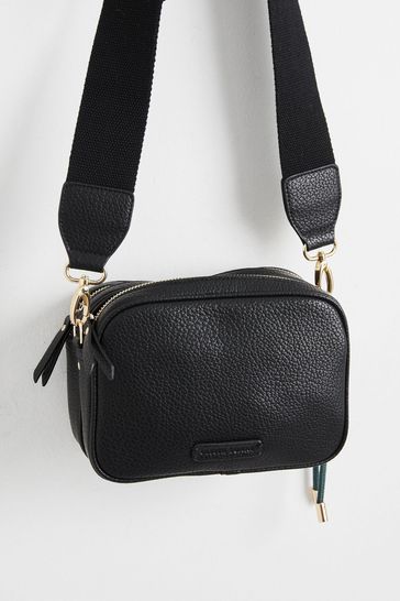 Double zip crossbody on sale bag