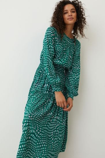 Oliver bonas store green dress