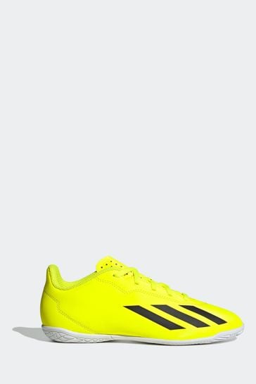 adidas Yellow Performance X Crazyfast Club Indoor Boots