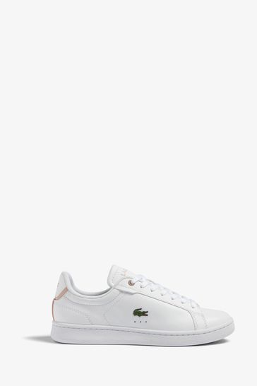Lacoste ladies white hotsell trainers