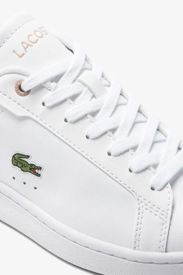 Lacoste carnaby womens best sale white