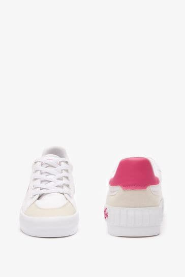Girls sales lacoste trainers