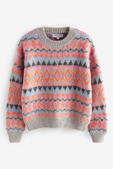 Ladies pink christmas jumpers online