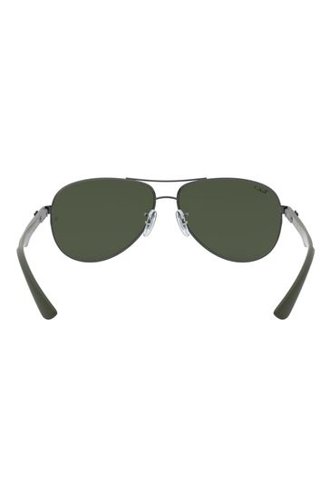 Buy Ray Ban Grey Carbon Fibre Sunglasses from Next Luxembourg