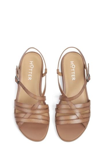 Hotter tan sandals cheap