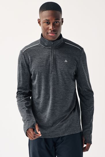 Zip up training top on sale