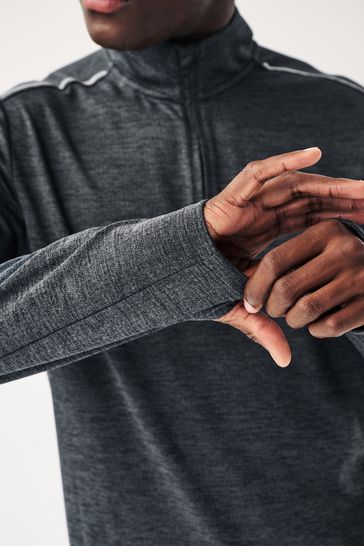 Zip up training top clearance