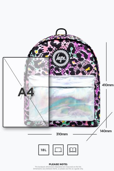 Buy Hype.Unisex Animal Print Crest Backpack from Next Luxembourg