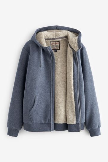 Blue zip on sale up fleece