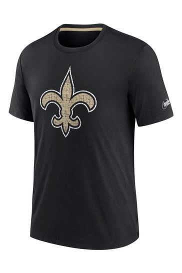 Buy Nike Black NFL Fanatics New Orleans Saints Historic Tri Blend