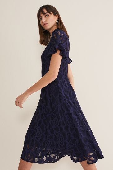 Buy Phase Eight Blue Lulu Lace Dress from Next Australia
