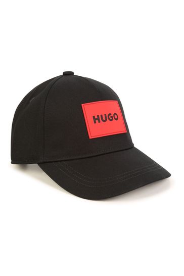 HUGO Logo Gorra Negra