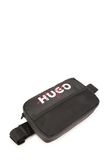 Buy HUGO Black Signature Logo Bum Bag from Next Netherlands