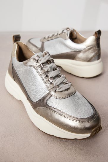 Silver cheap trainers next