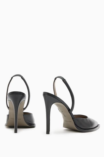 Buy All Saints Lily Black Slingback Shoes from Next Singapore