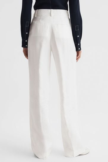 Next petite best sale linen trousers