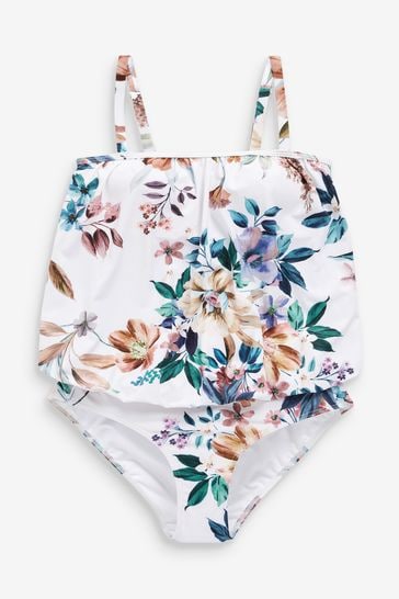 Blouson top swimsuit next