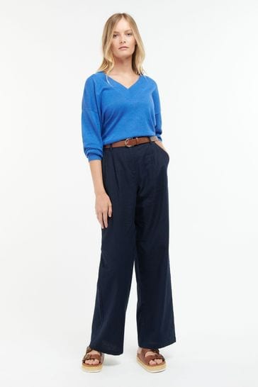Barbour Purple Somerland Trousers