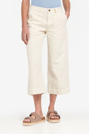 Buy Barbour White Southport Crop Jeans from Next Malta