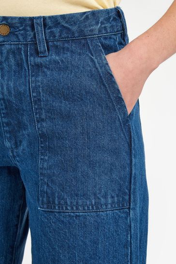 Barbour jeans sales purple