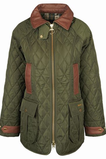 Barbour Green Premium Beadnell Quilted Jacket