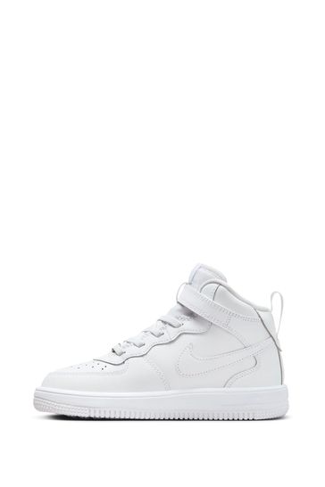 White nike air force junior on sale