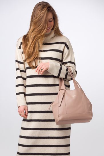 Colette leather bag top