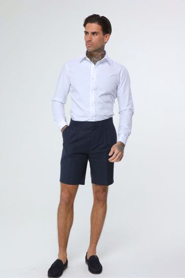 Mens navy blue dress shorts cheap