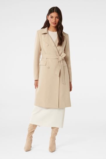 Forever New Brown Melissa Trench Coat