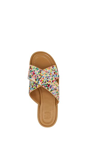 Dune sparkly flip flops best sale