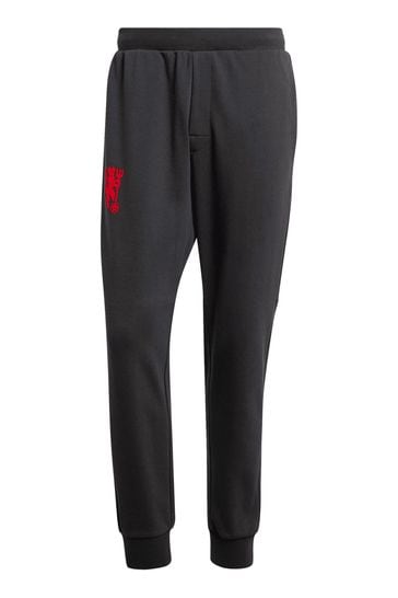 adidas Black Manchester United Cultural Stories Pants