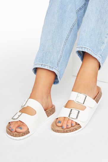 Extra wide white sandals new arrivals
